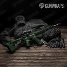 Shattered Elite Green Camo AR 15 Gun Skin Vinyl Wrap