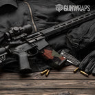 Shattered Militant Copper Camo AR 15 Mag Gun Skin Vinyl Wrap
