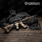 Shredded Desert Camo AR 15 Gun Skin Vinyl Wrap