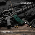 AR 15 Mag & Mag Well Substrate Sea Squawl Camo Gun Skin Vinyl Wrap Film