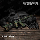 AR 15 Substrate Semper-Fi Camo Gun Skin Vinyl Wrap Film