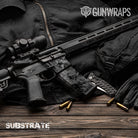 AR 15 Mag & Mag Well Substrate Steel Camo Gun Skin Vinyl Wrap Film