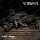 AR 15 Substrate Sierra Camo Gun Skin Vinyl Wrap Film