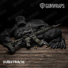AR 15 Substrate Skyline Stalker Camo Gun Skin Vinyl Wrap Film