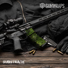 AR 15 Mag & Mag Well Substrate Subtropic Camo Gun Skin Vinyl Wrap Film