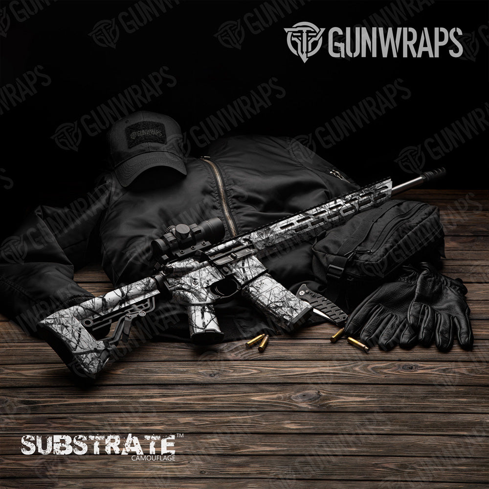 Substrate Stealth Camo Gun Skin Vinyl Wrap Film for AK 47 Mag –