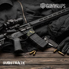 AR 15 Mag Well Substrate Spokane Camo Gun Skin Vinyl Wrap Film