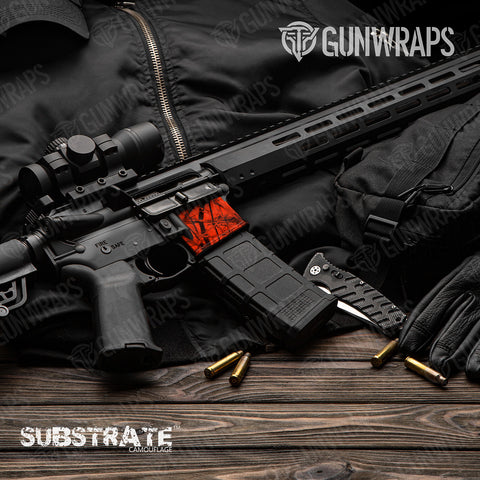 Substrate Camo AR-15 Well Gun Skin Vinyl Wraps