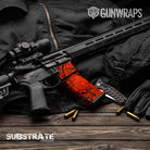 AR 15 Mag & Mag Well Substrate Safety Stalker Camo Gun Skin Vinyl Wrap Film