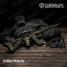 AR 15 Substrate Stockholm Camo Gun Skin Vinyl Wrap Film