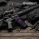 Vivid Hex Purple AR 15 Mag & Mag Well Gun Skin Vinyl Wrap
