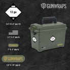 12 ga ammo can labels