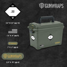 .22 ammo can labels