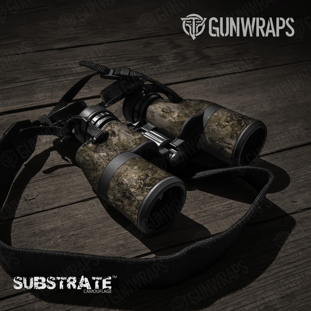 Binocular Substrate Sepia Camo Gear Skin Vinyl Wrap Film