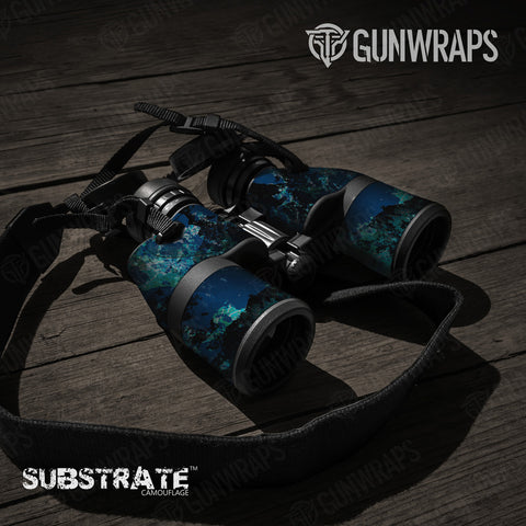 Blue Binocular Gear Skin Vinyl Wraps