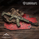 AK 47 A-TACS AU-X Camo Gun Skin Vinyl Wrap