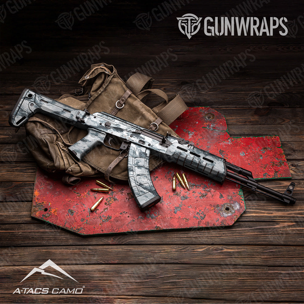 A-TACS iX Camo Gun Skin Vinyl Wrap Film for AK 47 –