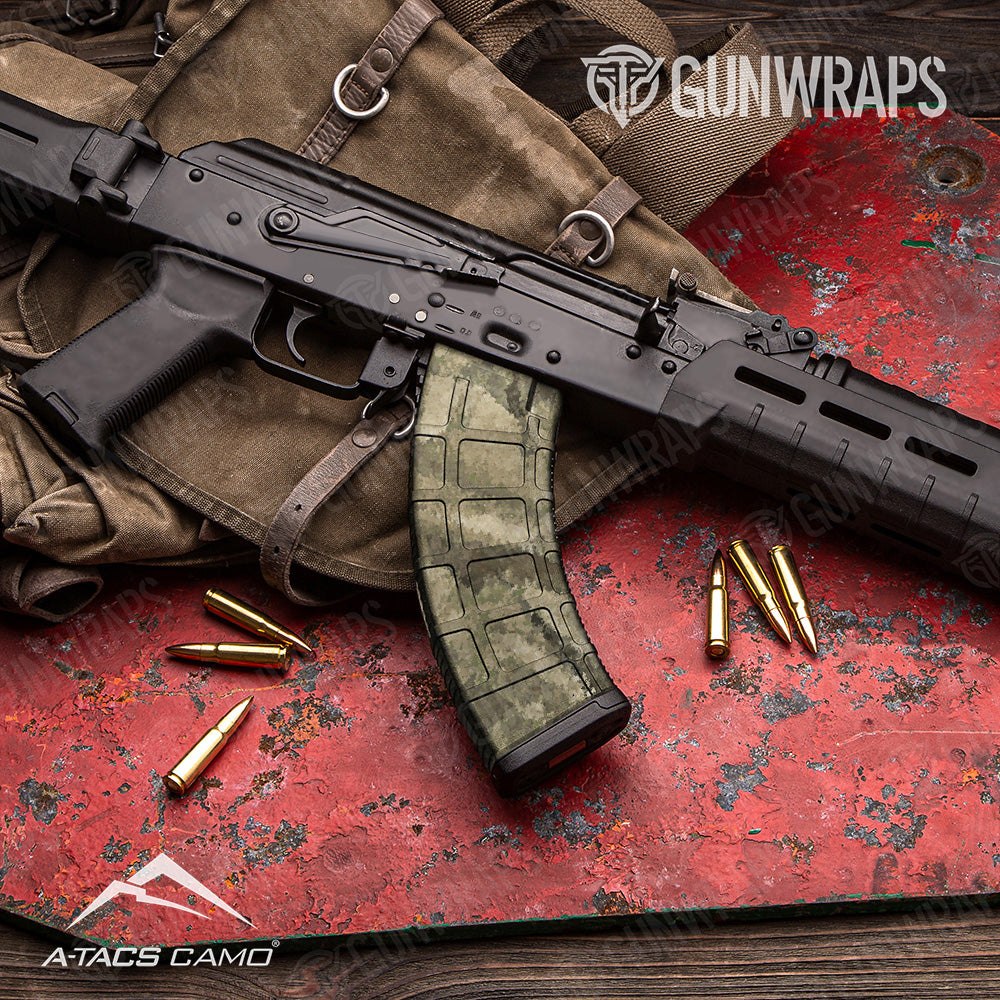 AK 47 Mag A-TACS AU-X Camo Gun Skin Vinyl Wrap Film
