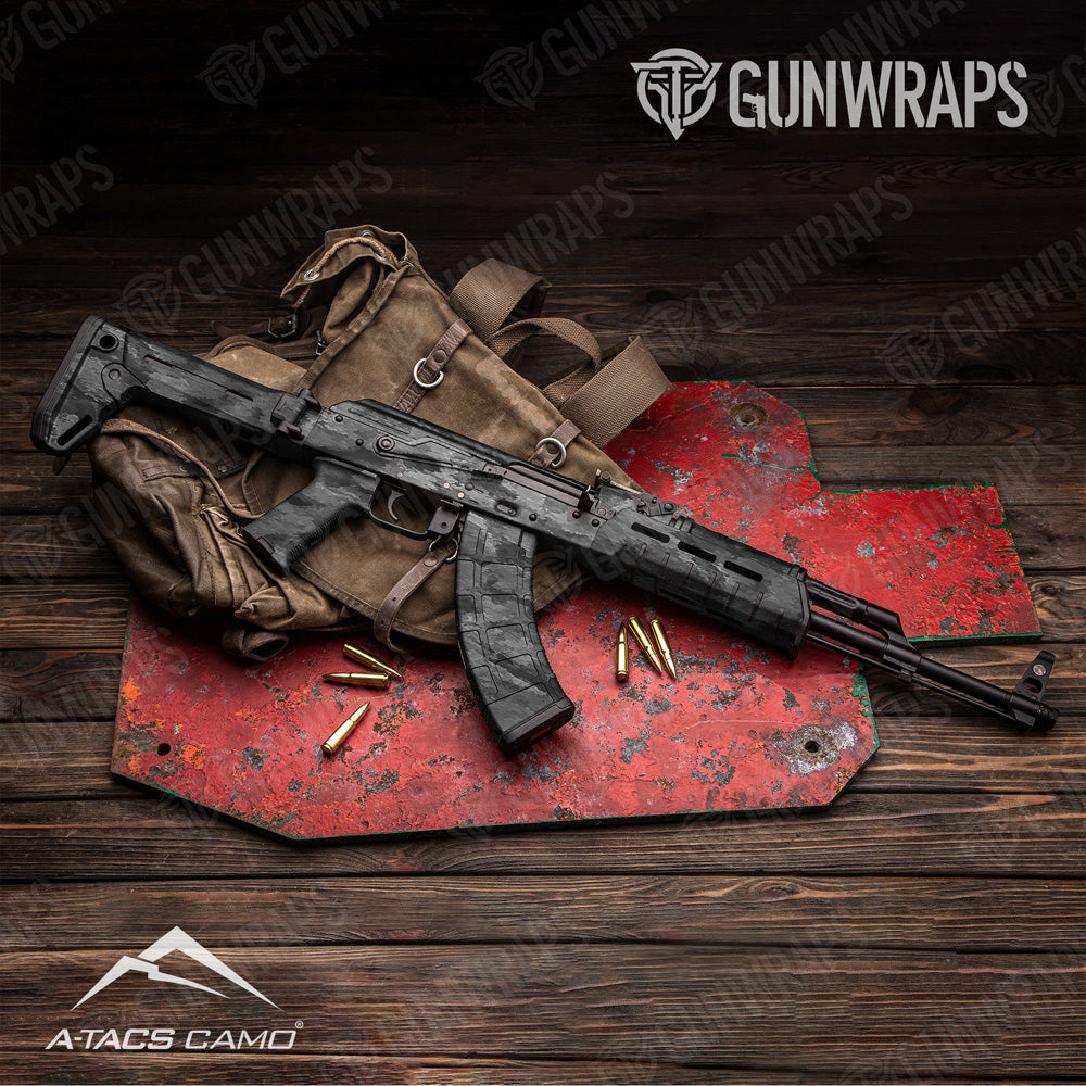 AK 47 A-TACS Ghost Camo Gun Skin Vinyl Wrap