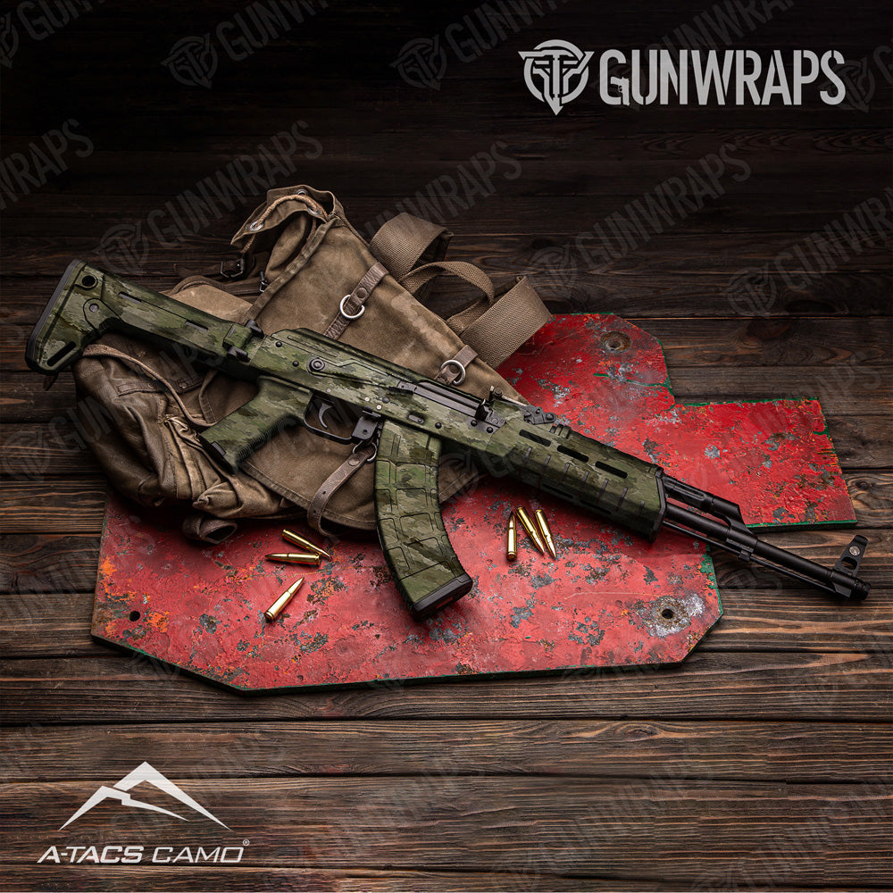 A-TACS iX Camo Gun Skin Vinyl Wrap Film for AK 47 – GunWraps.com