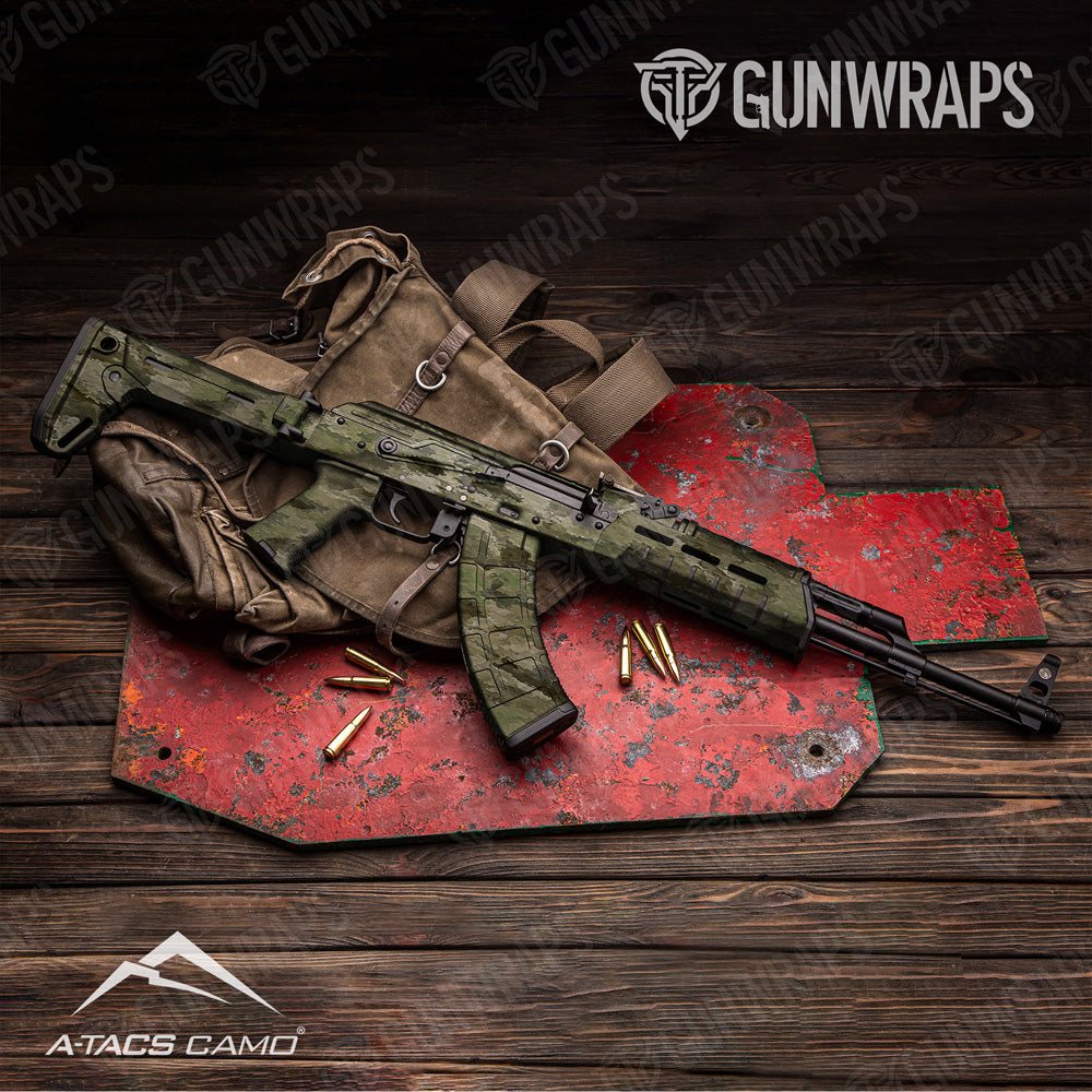 A-TACS iX Camo Gun Skin Vinyl Wrap Film for AK 47 –