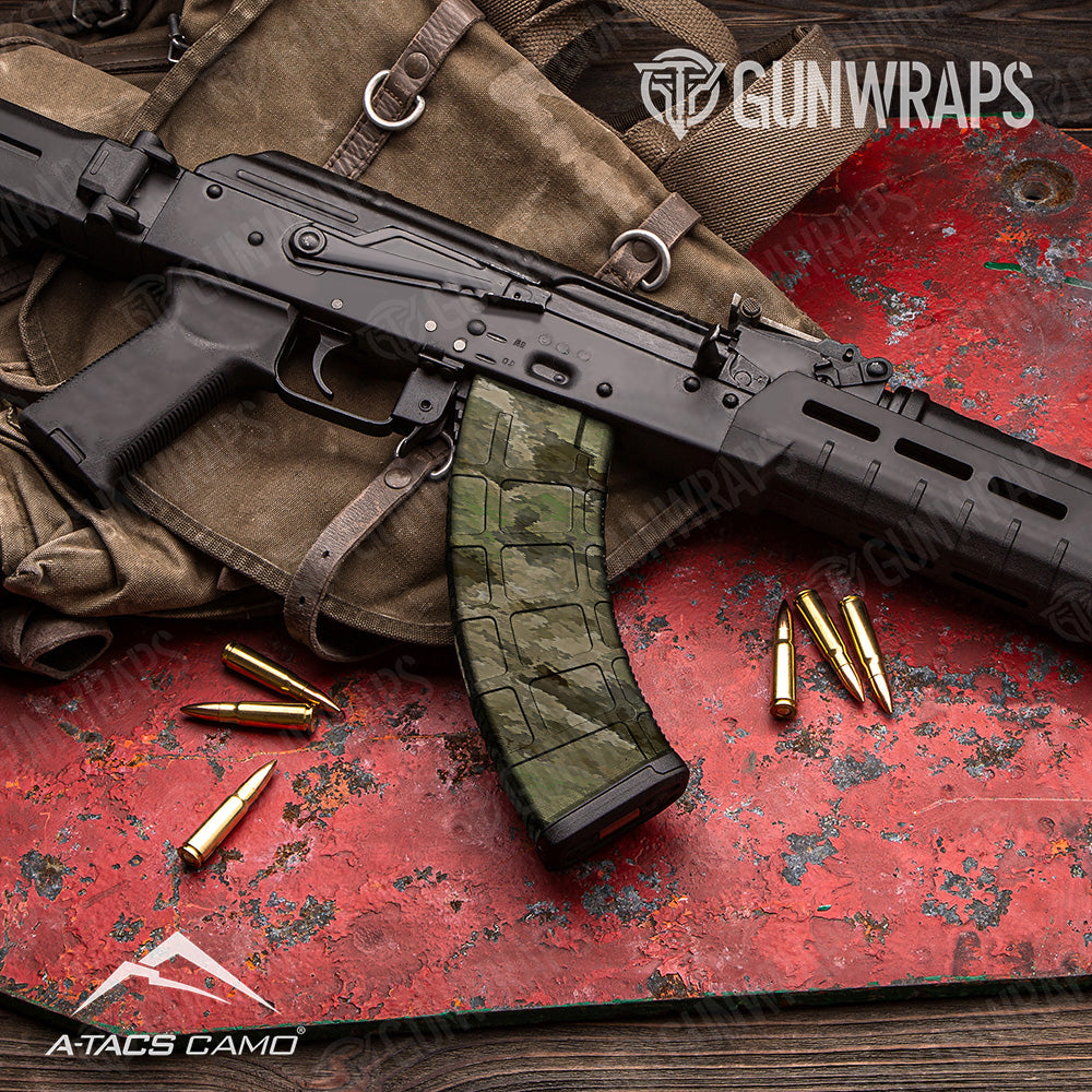 AK 47 Mag A-TACS iX Camo Gun Skin Vinyl Wrap Film