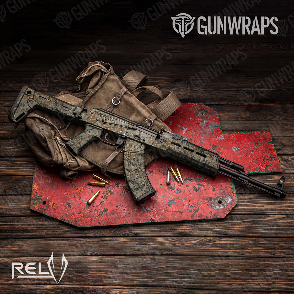 AK 47 RELV Copperhead Camo Gun Skin Vinyl Wrap