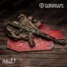 AK 47 RELV Harvester Camo Gun Skin Vinyl Wrap Film
