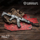 AK 47 RELV Timber Wolf Camo Gun Skin Vinyl Wrap Film
