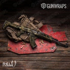 AK 47 RELV X3 Harvester Camo Gun Skin Vinyl Wrap Film