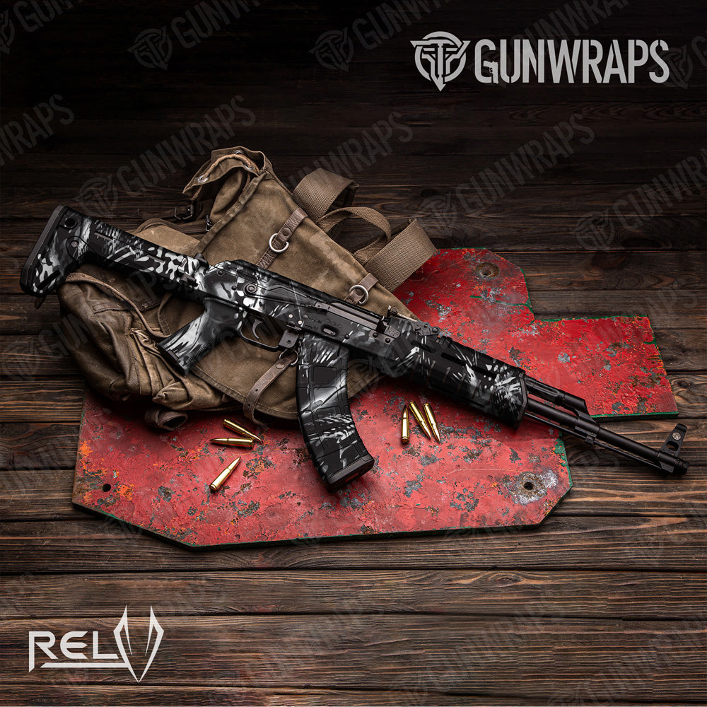 AK 47 RELV X3 Medusa Camo Gun Skin Vinyl Wrap Film