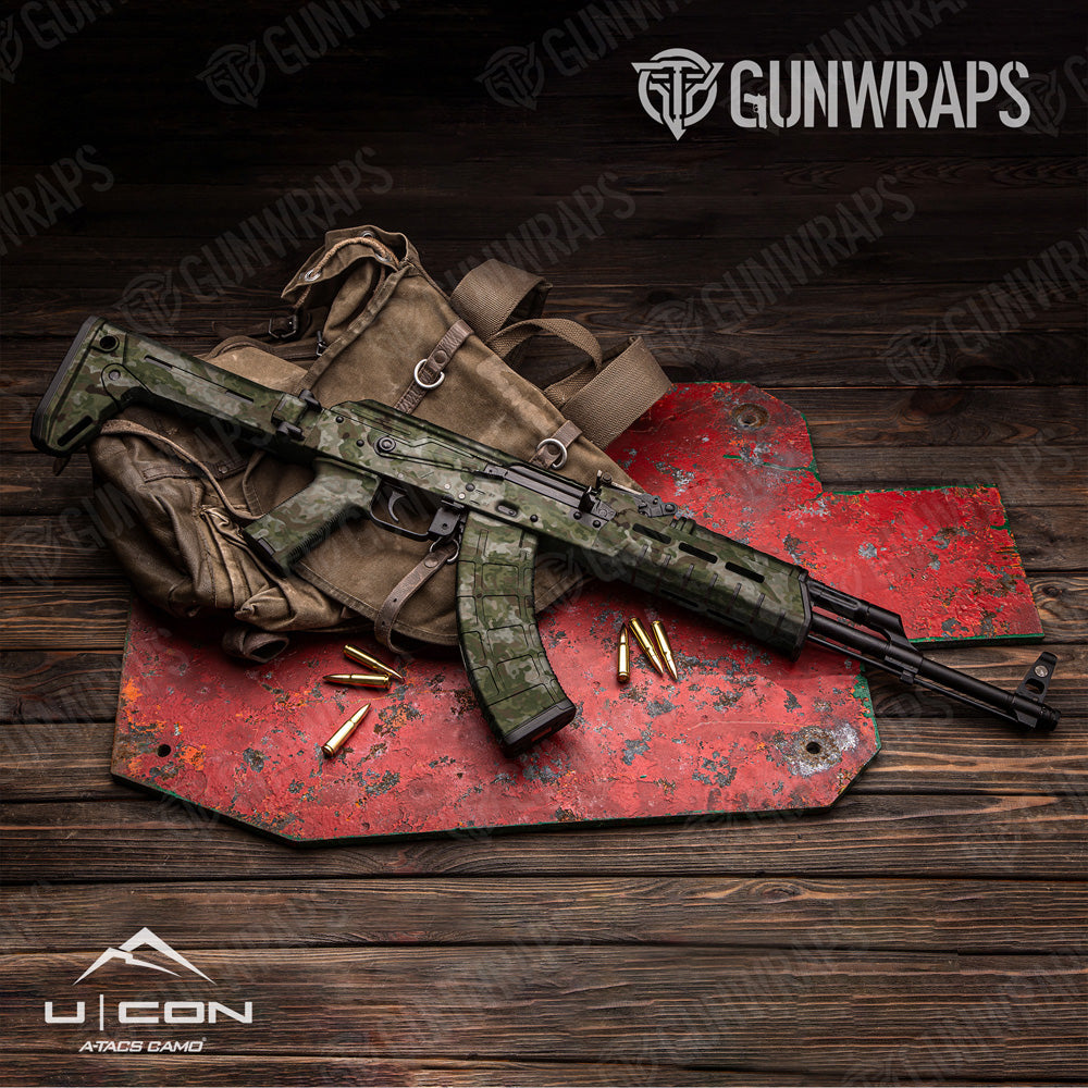 AK 47 A-TACS U|CON Original Camo Gun Skin Vinyl Wrap
