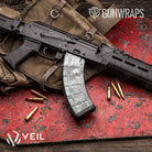 AK 47 Mag Veil Stoke Whiteout Camo Gun Skin Vinyl Wrap