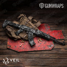 AK 47 Veil Stryk Flat Camo Gun Skin Vinyl Wrap