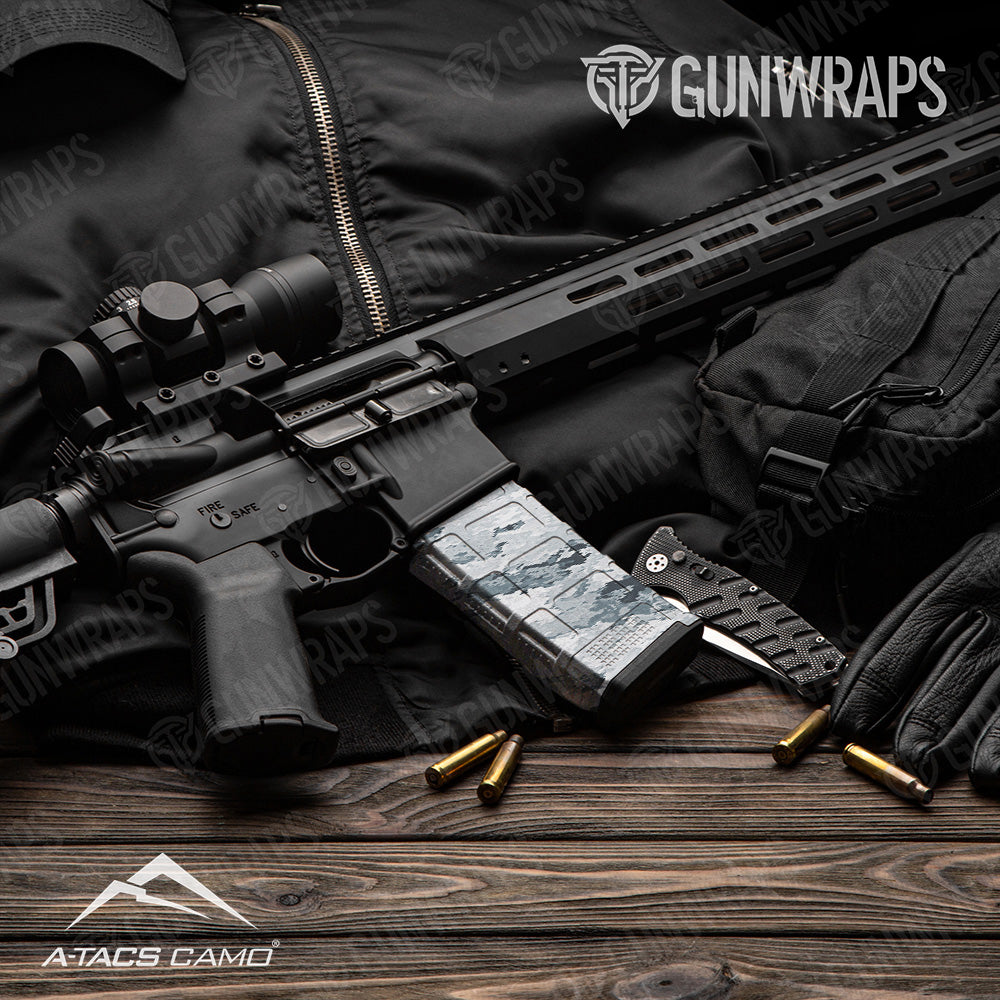 AR 15 Mag A-TACS AT-X Camo Gun Skin Vinyl Wrap Film