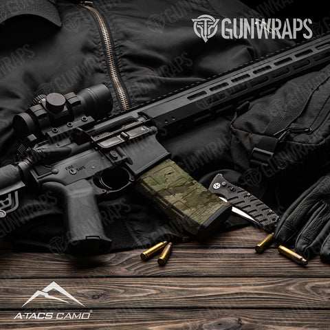 Brown AR-15 Mag Gun Skin Vinyl Wraps