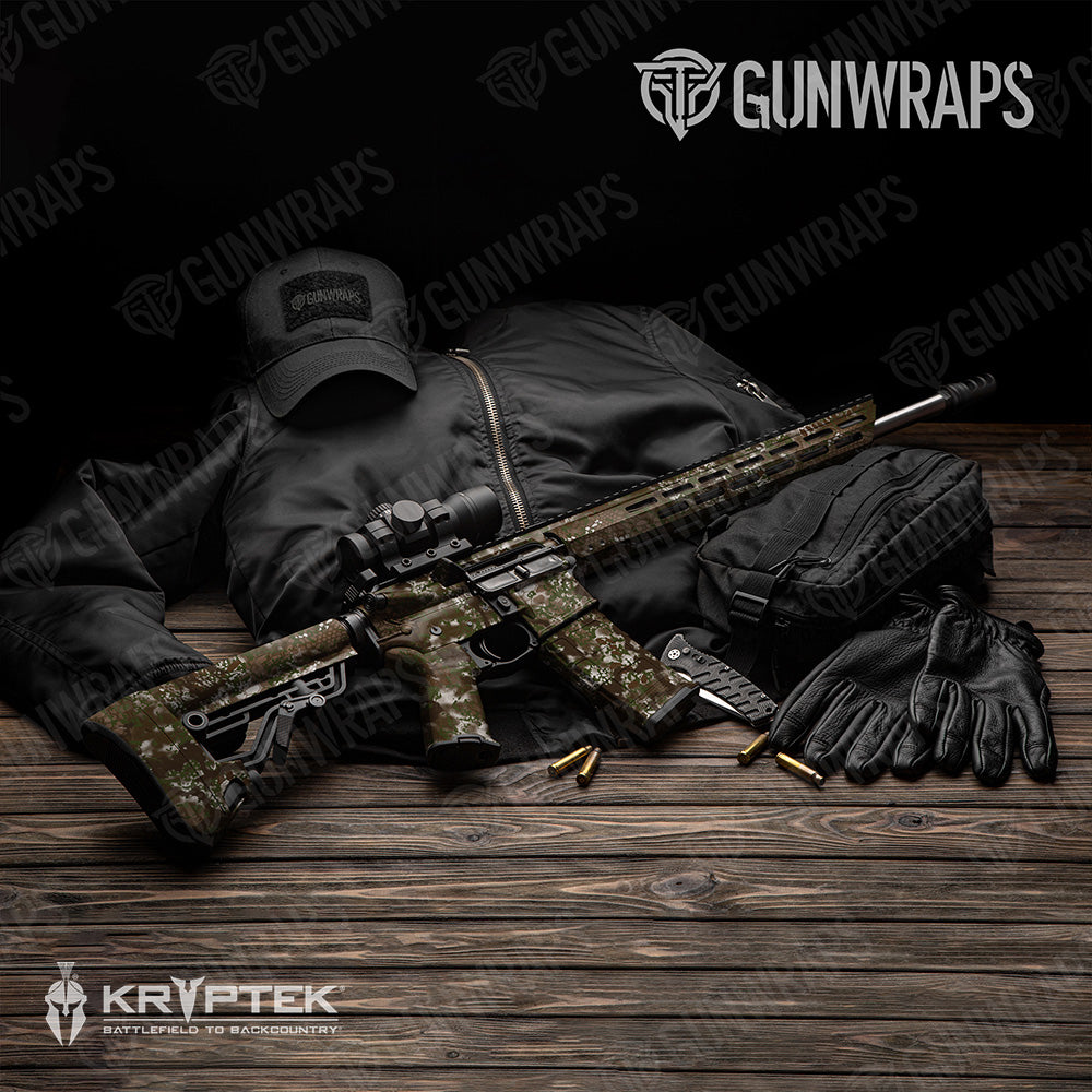 AR 15 Kryptek Obskura Actaeon Camo Gun Skin Vinyl Wrap