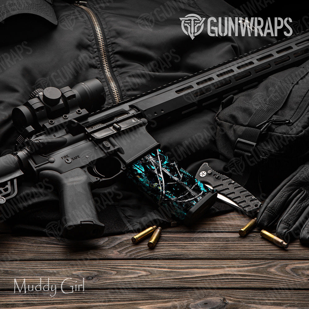 AR 15 Mag Muddy Girl Serenity Camo Gun Skin Vinyl Wrap