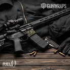 AR 15 Mag Well RELV Dynohyde Camo Gun Skin Vinyl Wrap Film