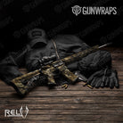 AR 15 RELV X3 Harvester Camo Gun Skin Vinyl Wrap Film