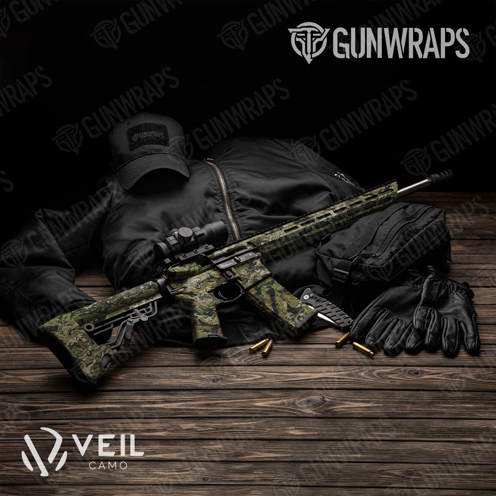 AR 15 Veil Multitac Camo Gun Skin Vinyl Wrap
