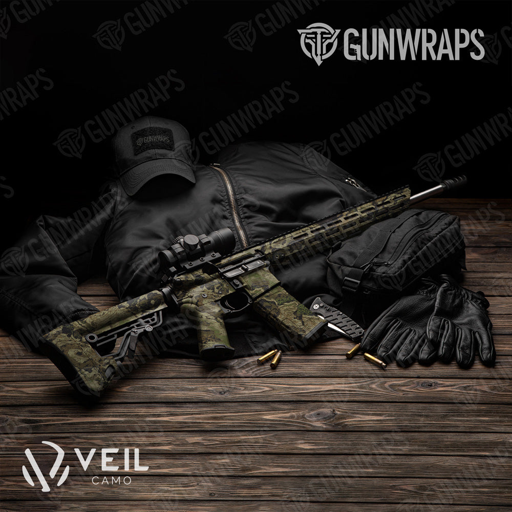 AR 15 Veil Rumba Multi Camo Gun Skin Vinyl Wrap
