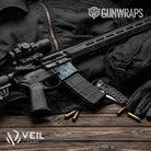 AR 15 Mag Well Veil Stryk Hookset Camo Gun Skin Vinyl Wrap