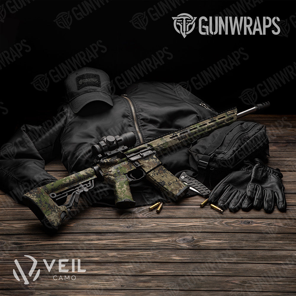 AR 15 Veil Summit Camo Gun Skin Vinyl Wrap