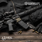 AR 15 Mag Well Veil Terra G Camo Gun Skin Vinyl Wrap