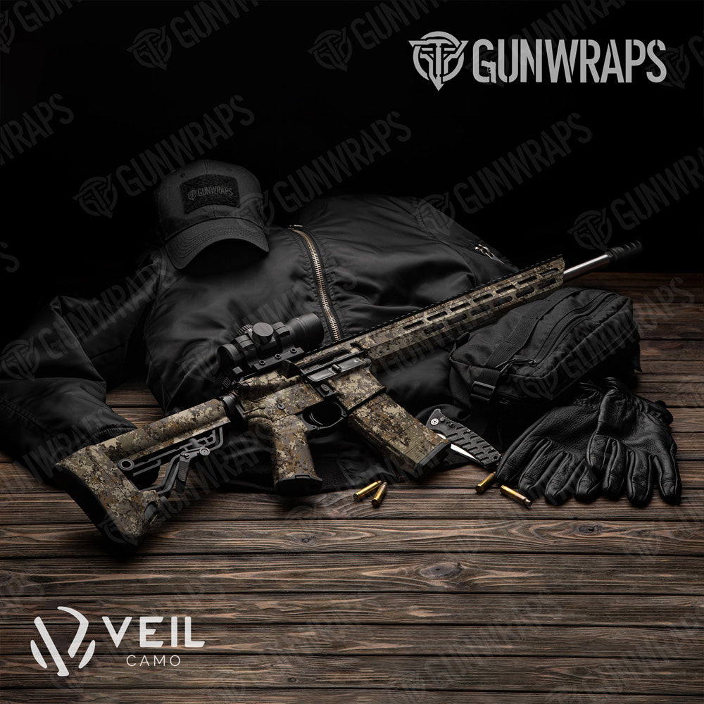 AR 15 Veil Terra M Camo Gun Skin Vinyl Wrap
