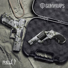 Pistol & Revolver RELV Timber Wolf Camo Gun Skin Vinyl Wrap Film