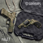 Pistol & Revolver RELV X3 Moab Camo Gun Skin Vinyl Wrap Film