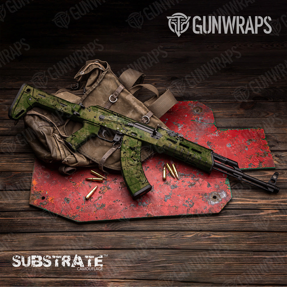 AK 47 Substrate SPEC-WAR Camo Gun Skin Vinyl Wrap Film