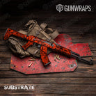AK 47 Substrate Safety Stalker Camo Gun Skin Vinyl Wrap Film